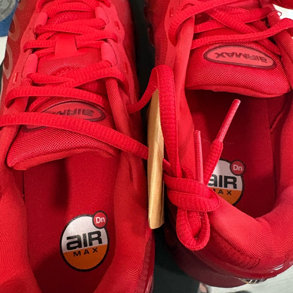 Nike Red Women's Air Max Athletic Sneakers - Picture 4 of 15